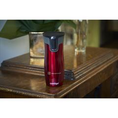 Vue Contigo® WestloopMug 470 ml tasse isotherme de couleur rouge| Krokrodeal