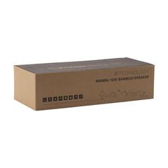 Vue Mambu 10W Bamboo Wireless Speaker haut-parleur sans fil de couleur marron| Krokrodeal