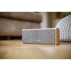 Vue Mambu 10W Bamboo Wireless Speaker haut-parleur sans fil de couleur marron| Krokrodeal
