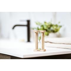 Vue EcoShower sablier de couleur vert| Krokrodeal