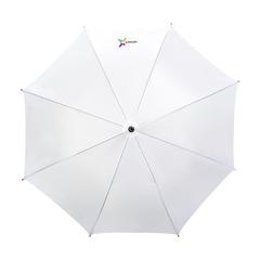 Vue FirstClass RCS RPET parapluie 23 inch de couleur blanc| Krokrodeal