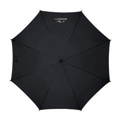 Vue FirstClass RCS RPET parapluie 23 inch de couleur noir| Krokrodeal