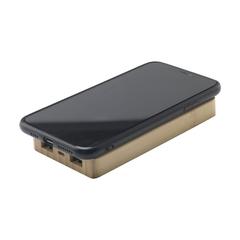 Vue Solar Powerbank 8000+ Wireless Charger chargeur externe de couleur marron| Krokrodeal