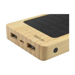 Vue Solar Powerbank 8000+ Wireless Charger chargeur externe de couleur marron| Krokrodeal