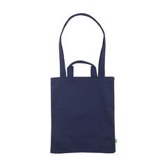 Vue Organic Cotton Canvas Tote Bag (280 g/m²) sac de couleur bleu| Krokrodeal