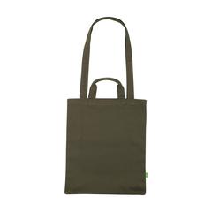 Vue Organic Cotton Canvas Tote Bag (280 g/m²) sac de couleur vert| Krokrodeal
