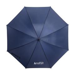 Vue BlueStorm RCS RPET parapluie 30 inch de couleur bleu| Krokrodeal