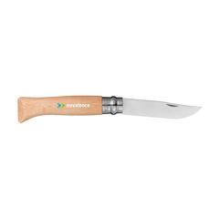 Vue Opinel Inox No 08 couteau de poche de couleur marron| Krokrodeal