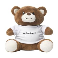 Vue Billy Bear ours taille standard de couleur marron| Krokrodeal