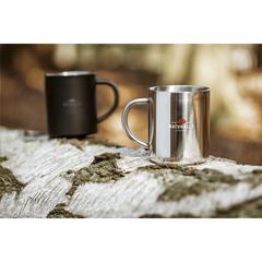 Vue IsoMug RCS Recycled Steel 300 ml mug de couleur gris| Krokrodeal