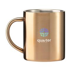 Vue IsoMug RCS Recycled Steel 300 ml mug de couleur orange| Krokrodeal