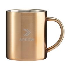 Vue IsoMug RCS Recycled Steel 300 ml mug de couleur orange| Krokrodeal