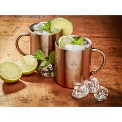 Vue IsoMug RCS Recycled Steel 300 ml mug de couleur orange| Krokrodeal