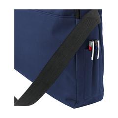 Vue Metro sac/porte-documents de couleur bleu| Krokrodeal