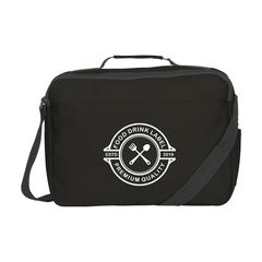 Vue Metro sac/porte-documents de couleur noir| Krokrodeal