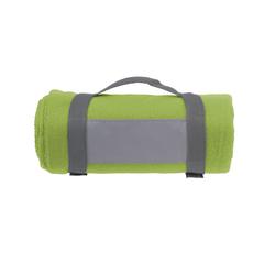 Vue SuperSoft (180 g/m²) plaid en fleece de couleur vert| Krokrodeal