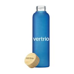Vue Frosty Glass Bottle 550 ml bouteille de couleur bleu| Krokrodeal