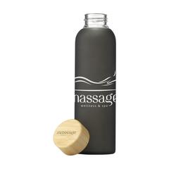 Vue Frosty Glass Bottle 550 ml bouteille de couleur noir| Krokrodeal