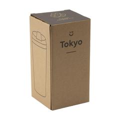 Vue Tokyo 450 ml gobelet thermos en bambou de couleur marron| Krokrodeal