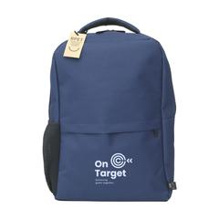 Vue Finley RPET Laptop Backpack sac à dos de couleur bleu| Krokrodeal