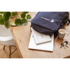 Vue Finley RPET Laptop Backpack sac à dos de couleur bleu| Krokrodeal