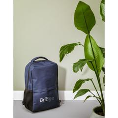 Vue Finley RPET Laptop Backpack sac à dos de couleur bleu| Krokrodeal