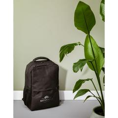Vue Finley RPET Laptop Backpack sac à dos de couleur noir| Krokrodeal
