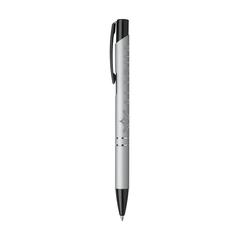 Vue Ebony Rubberised stylo de couleur gris| Krokrodeal