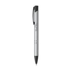 Vue Ebony Rubberised stylo de couleur gris| Krokrodeal
