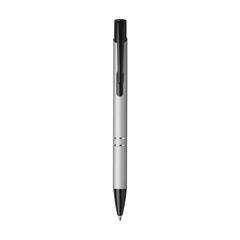 Vue Ebony Rubberised stylo de couleur gris| Krokrodeal