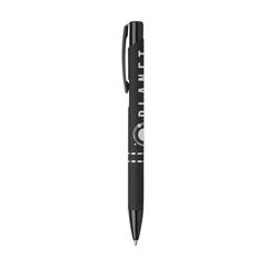 Vue Ebony Rubberised stylo de couleur noir| Krokrodeal