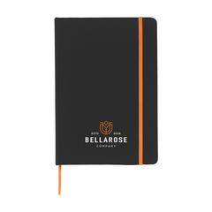 Vue BlackNote A5 notebook de couleur orange| Krokrodeal