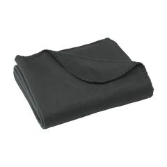 Vue SuperSoft RPET (180 g/m²) plaid en fleece de couleur noir| Krokrodeal