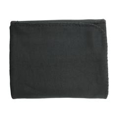 Vue SuperSoft RPET (180 g/m²) plaid en fleece de couleur noir| Krokrodeal