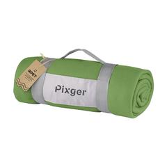 Vue SuperSoft RPET (180 g/m²) plaid en fleece de couleur vert| Krokrodeal