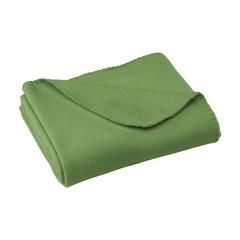 Vue SuperSoft RPET (180 g/m²) plaid en fleece de couleur vert| Krokrodeal