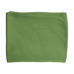 Vue SuperSoft RPET (180 g/m²) plaid en fleece de couleur vert| Krokrodeal