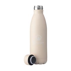 Vue Topflask Premium RCS Recycled Steel bouteille de couleur beige| Krokrodeal