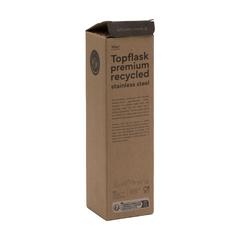 Vue Topflask Premium RCS Recycled Steel bouteille de couleur beige| Krokrodeal