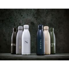 Vue Topflask Premium RCS Recycled Steel bouteille de couleur beige| Krokrodeal
