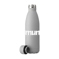 Vue Topflask Premium RCS Recycled Steel bouteille de couleur gris| Krokrodeal