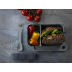 Vue Bento PP Meal Box boîte à lunch de couleur gris| Krokrodeal