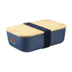 Vue Midori Bamboo Lunchbox boîte à lunch de couleur bleu| Krokrodeal