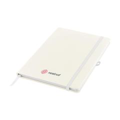 Vue Porta RPET Notebook A5 bloc-notes de couleur blanc| Krokrodeal