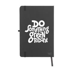 Vue Porta RPET Notebook A5 bloc-notes de couleur noir| Krokrodeal