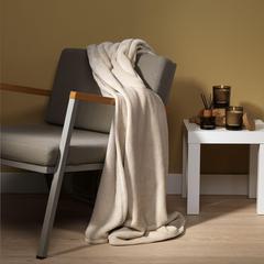 Vue Wooosh Melrose GRS Recycled Plaid de couleur beige| Krokrodeal