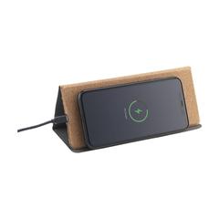 Vue Cork Wireless Charging Mousepad tapis de souris de couleur beige| Krokrodeal