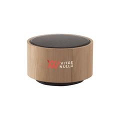 Vue Wave Bamboo Wireless Speaker haut-parleur sans fil de couleur marron| Krokrodeal