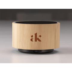 Vue Wave Bamboo Wireless Speaker haut-parleur sans fil de couleur marron| Krokrodeal