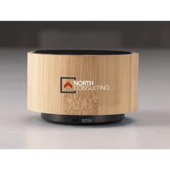 Vue Wave Bamboo Wireless Speaker haut-parleur sans fil de couleur marron| Krokrodeal